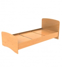 Household single bed of Laminated chipboard