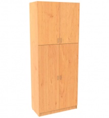 Universal cabinet for storing property of a company and personal belongings of military personnel