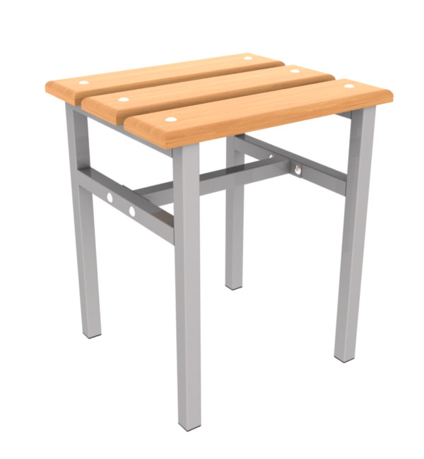 Metal frame stool