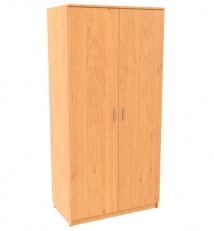 Шкаф для одежды двухстворчатый комбинированный