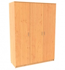 Шкаф для одежды трёхстворчатый комбинированный
