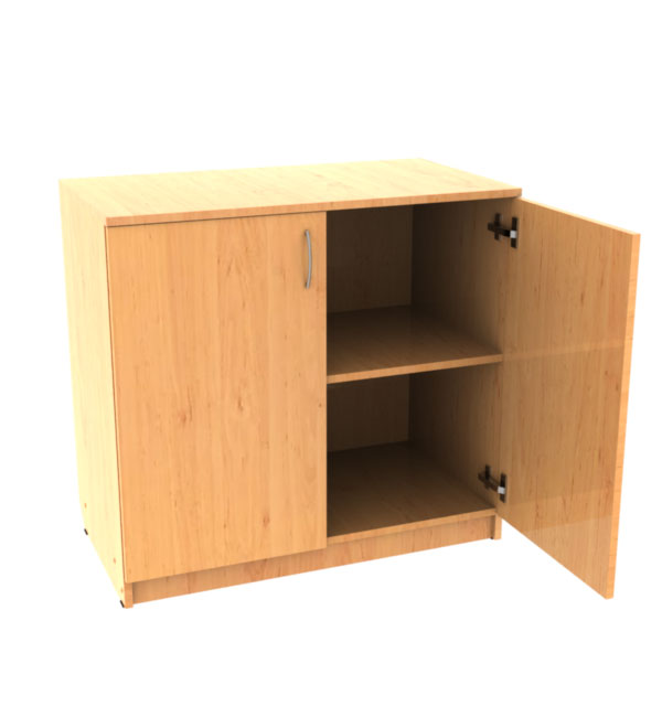 Closed office cabinet