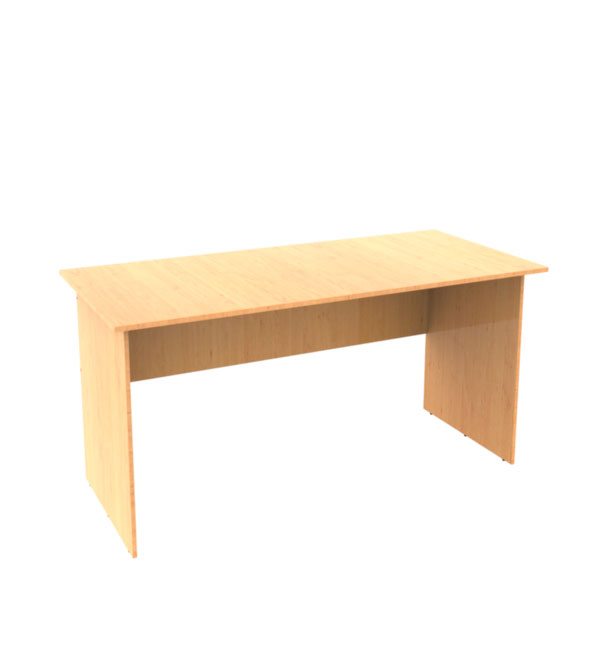 Office table of laminated chipboard