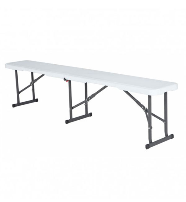 Collapsible plastic bench 180L