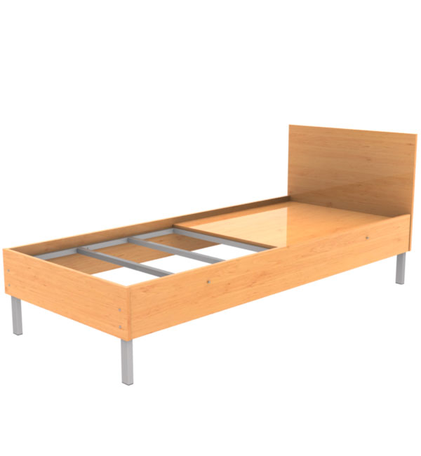 Metal framed single bed Metal framed single bed