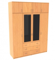 Universal cabinet with mezzanine