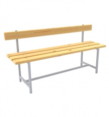 Bench with back