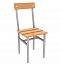 Metal frame army hard chair