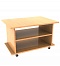 Coffee table on wheels