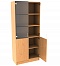 Office cabinet with glass
