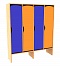 Шкаф детский 4-секционный для одежды