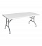 Plastic folding table collapsible
