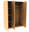 Wardrobe tricuspid for clothes combined
