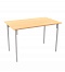Metall framed dinner table for 6 people