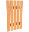 Coat rack for 5 hooks